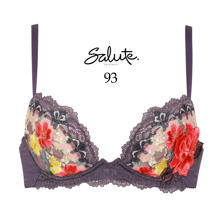 サルート（SALUTE） ワコール 93G フロントエックス ブラジャー FRONT