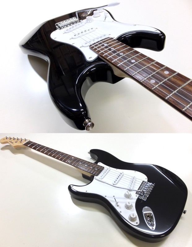 Aria Proll エレキギター 左利き 初心者セット ZOOM G1XFour付 LST-Z