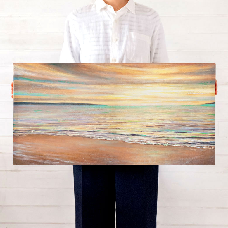 ELEMENTS アートパネル 海 キャンパス アートフレーム 額 アート