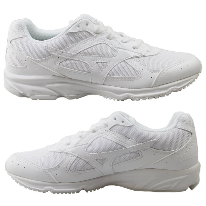 MIZUNO（ミズノ） 爆買 ランニングシューズ 通学シューズ 白 運動靴