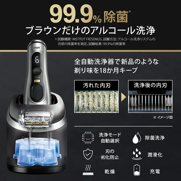 BRAUN Series 9 ブラウン 電気シェーバー 男性用 メンズ シリーズ9Pro