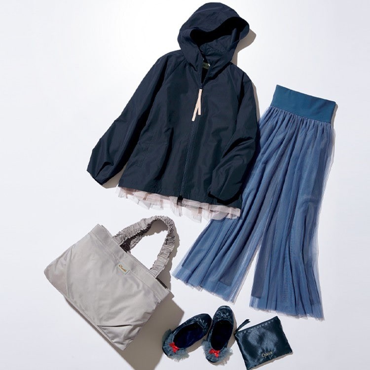 Chacott（チャコット） JALオリジナル ギャザーバッグ : GLENCHECK