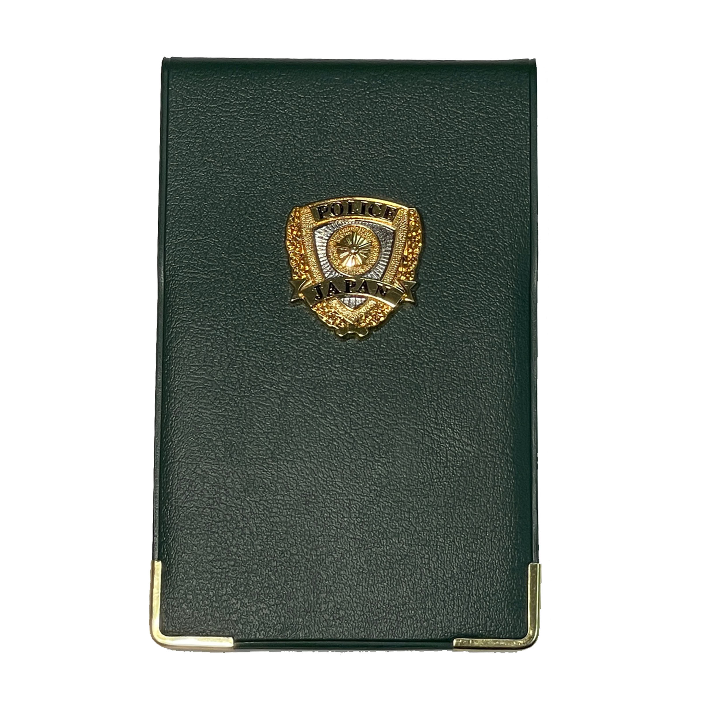 警察 ミニ手帳A7サイズ◇映画舞台撮影用小道具◇エンブレム付