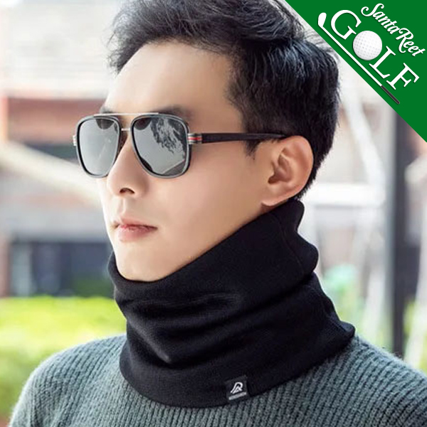 ネックウォーマー メンズ レディース ゴルフウェア 裏ボア 裏起毛 冬