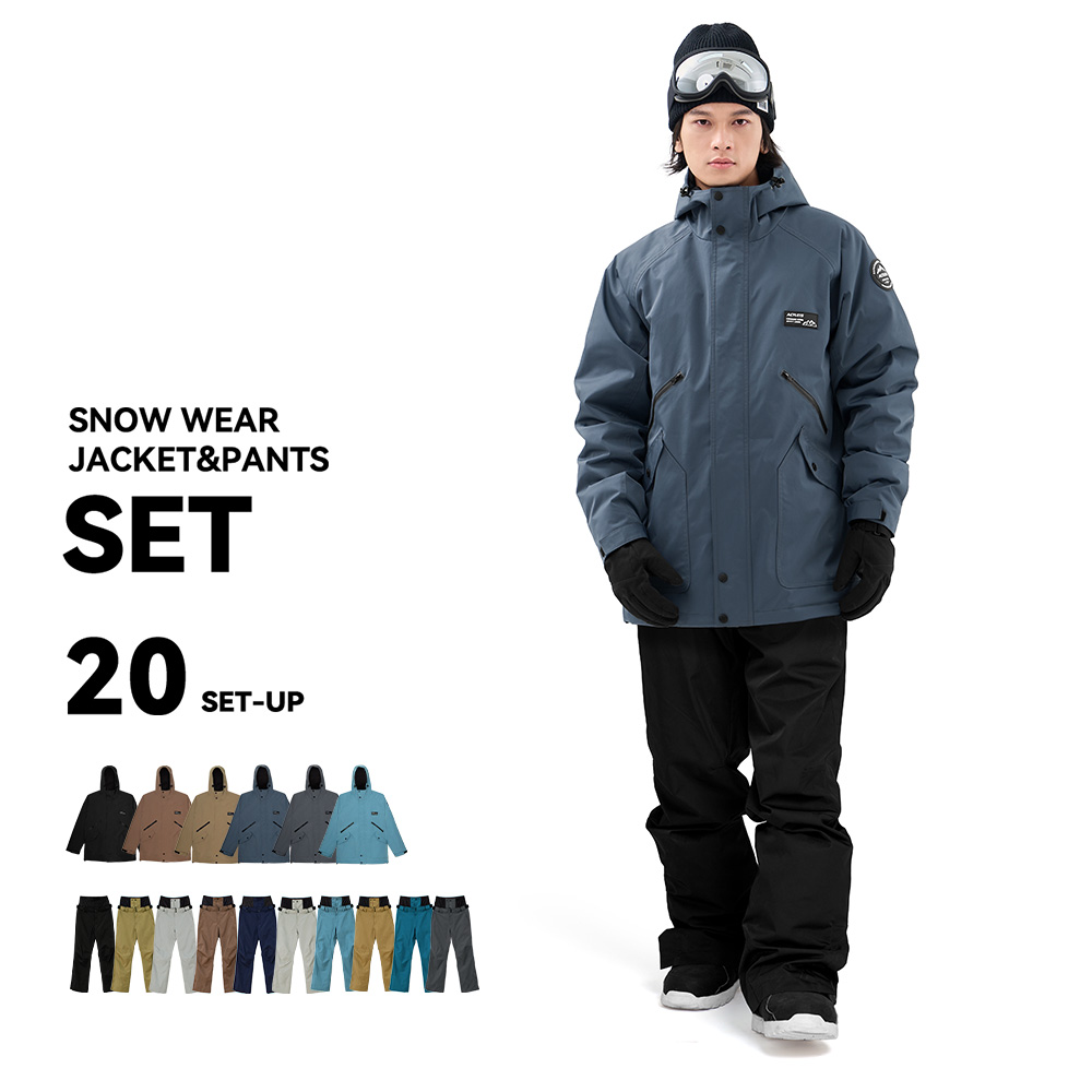 ACTLEIS（アクレイス） スキーウェア スノーボードウェア メンズ 上下