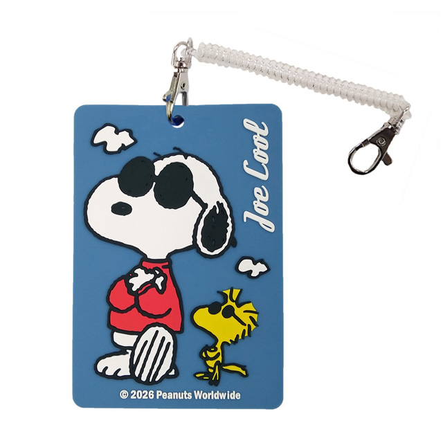 SNOOPY（スヌーピー） PVC ラゲッジタグ ネームタグ パスケース IC