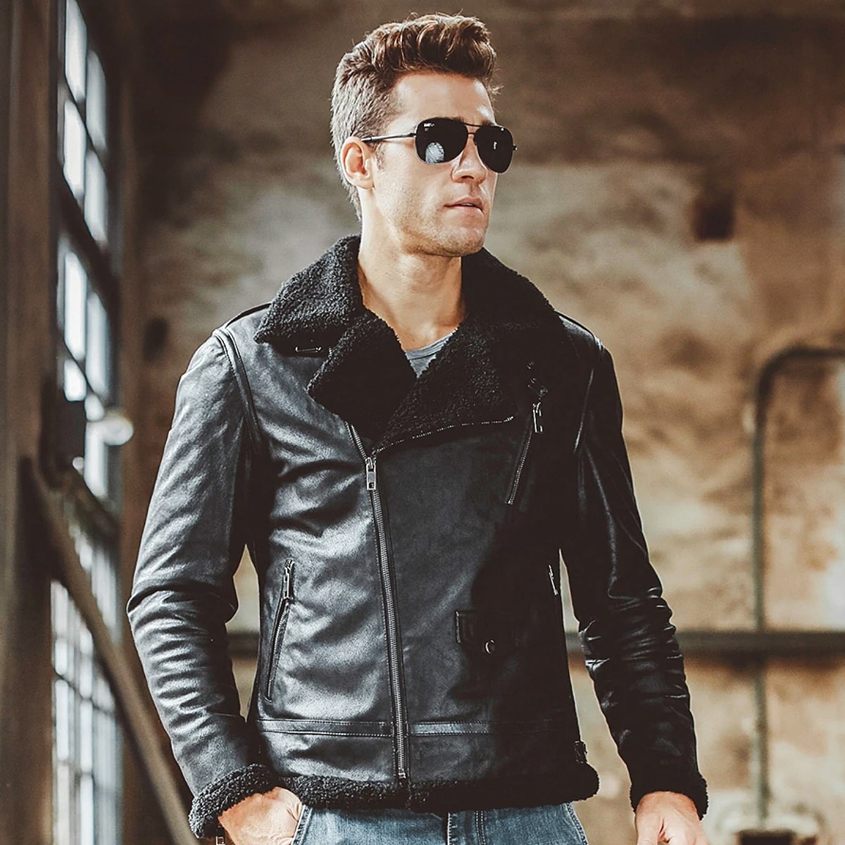 送料無料!】全2色 10サイズ メンズ ビンテージピッグスキン