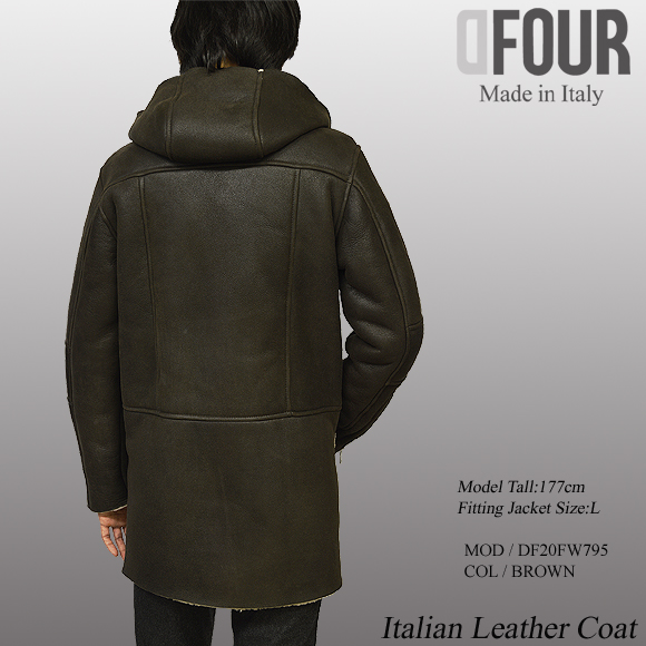 Haruf（ハルフ） ムートンコート ムートンジャケット メンズ 本革