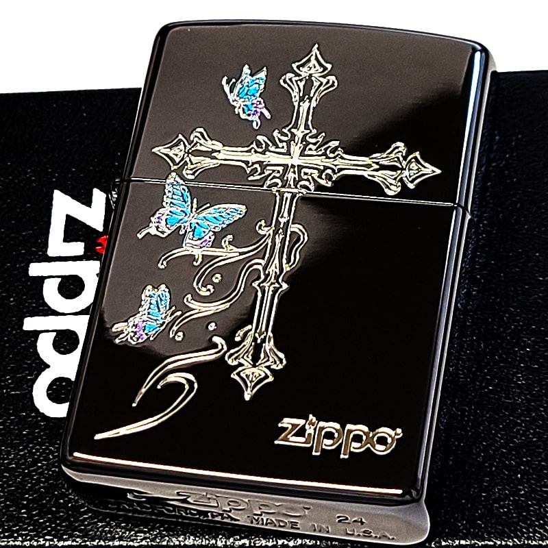 ZIPPO（ジッポー） 十字架 バタフライ クロス ジッポ ライター