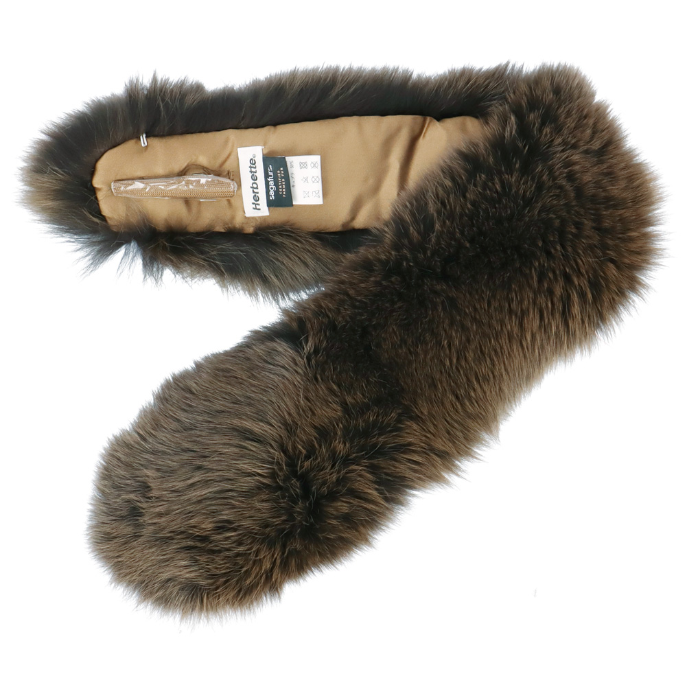 マフラー 日本製 SAGA サガ フォックス ファー リアルファー 秋 冬