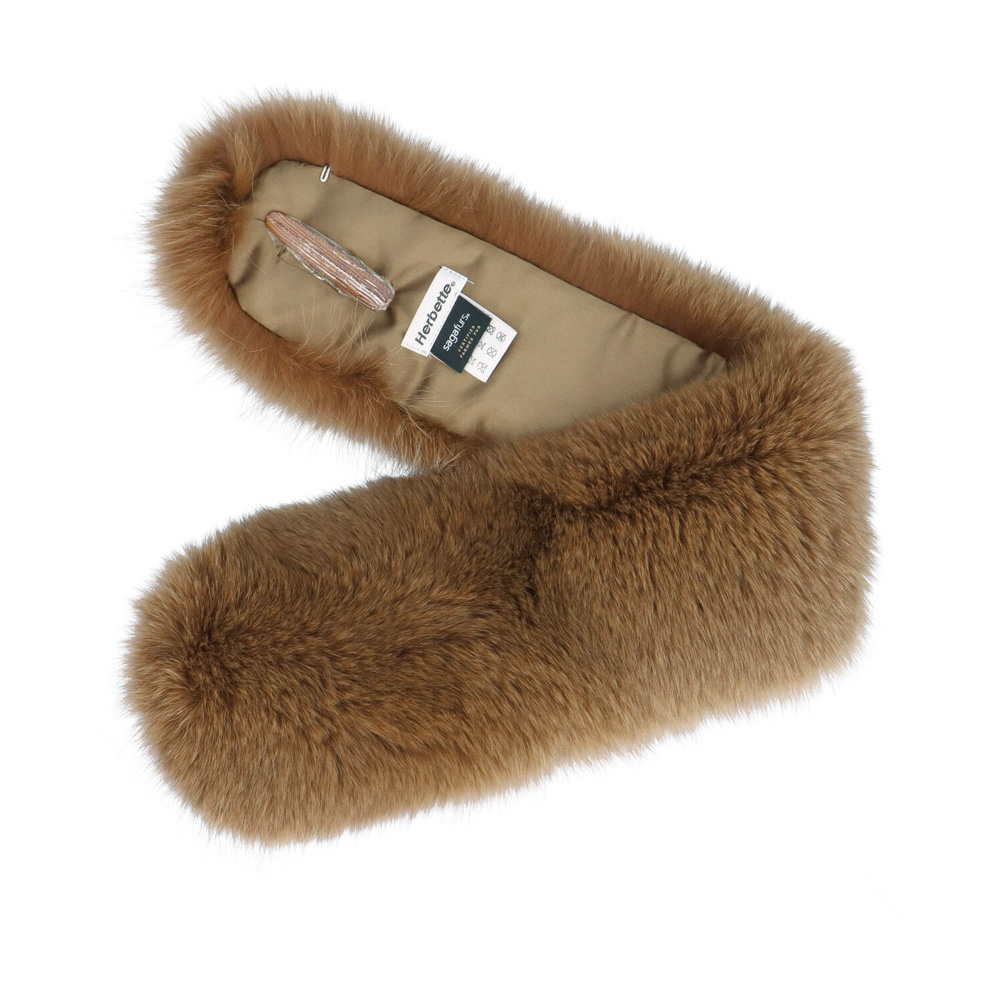 マフラー 日本製 SAGA サガ フォックス ファー リアルファー 秋 冬