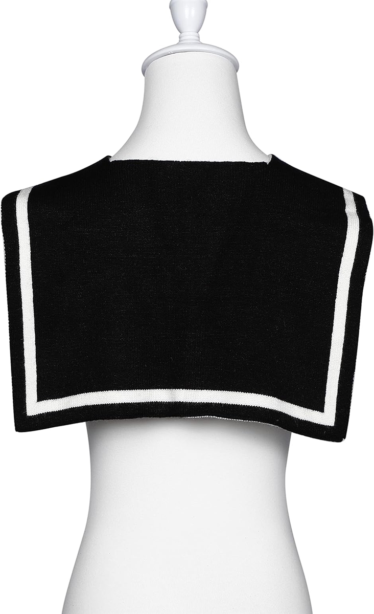 つけ襟 レディース セーラー 付け襟 つけえり ニット セーラー服