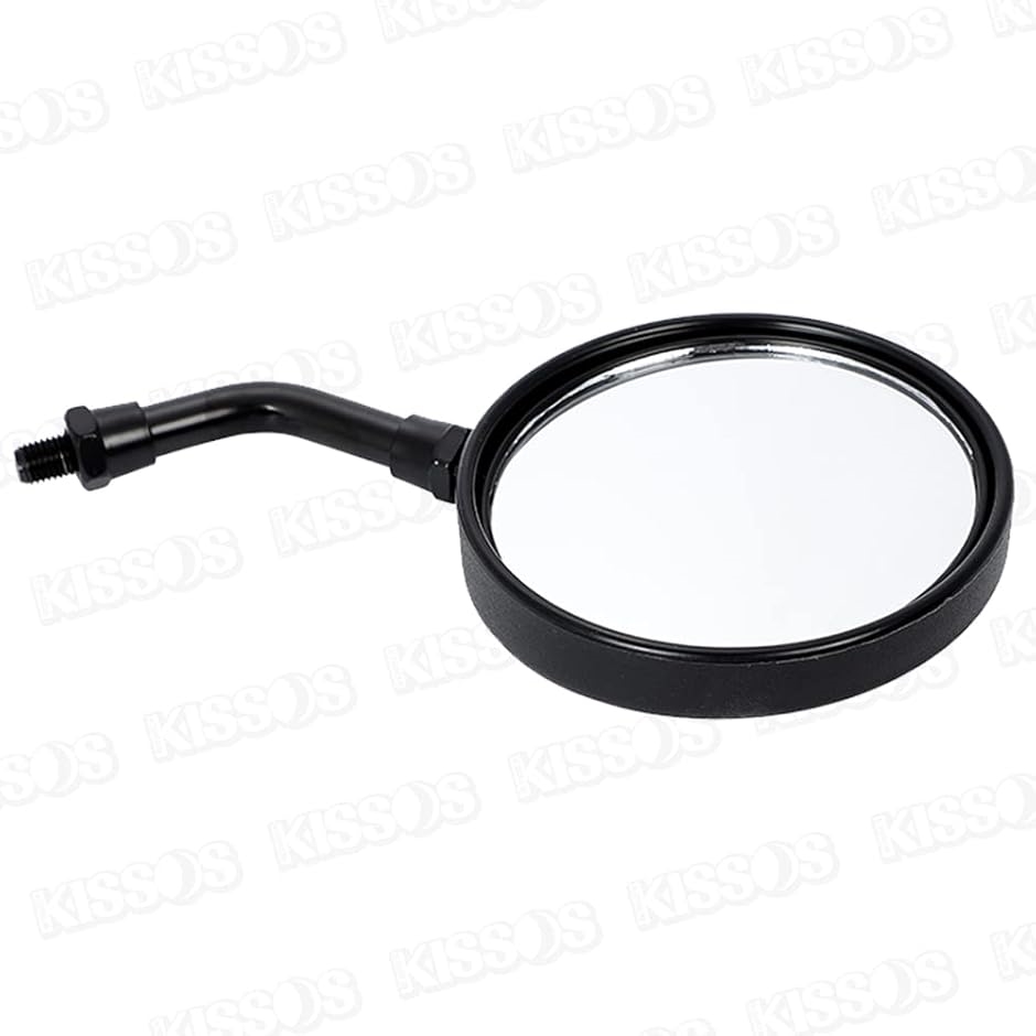 互換品】バイク ミラー ショート ロング 10mm 正ネジ ラウンドミラー