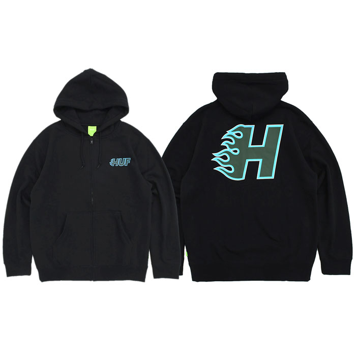 HUF（ハフ） パーカー ジップアップ メンズ エンフォーサ (Enforcer