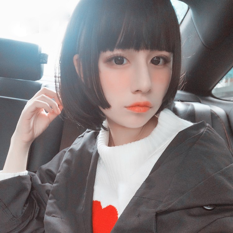 ウィッグ 姫カット ショート ボブ 安い ショートボブ ブラック