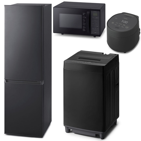 IRIS OHYAMA（アイリスオーヤマ） スペパ 家電セット 4点セット 家電