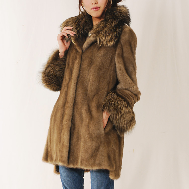 sankyo shokai（三京商会） ミンク コート シルバーフォックス