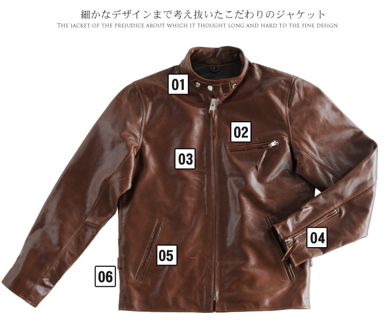 sankyo shokai（三京商会） ［期間限定価格］ライダースレザー
