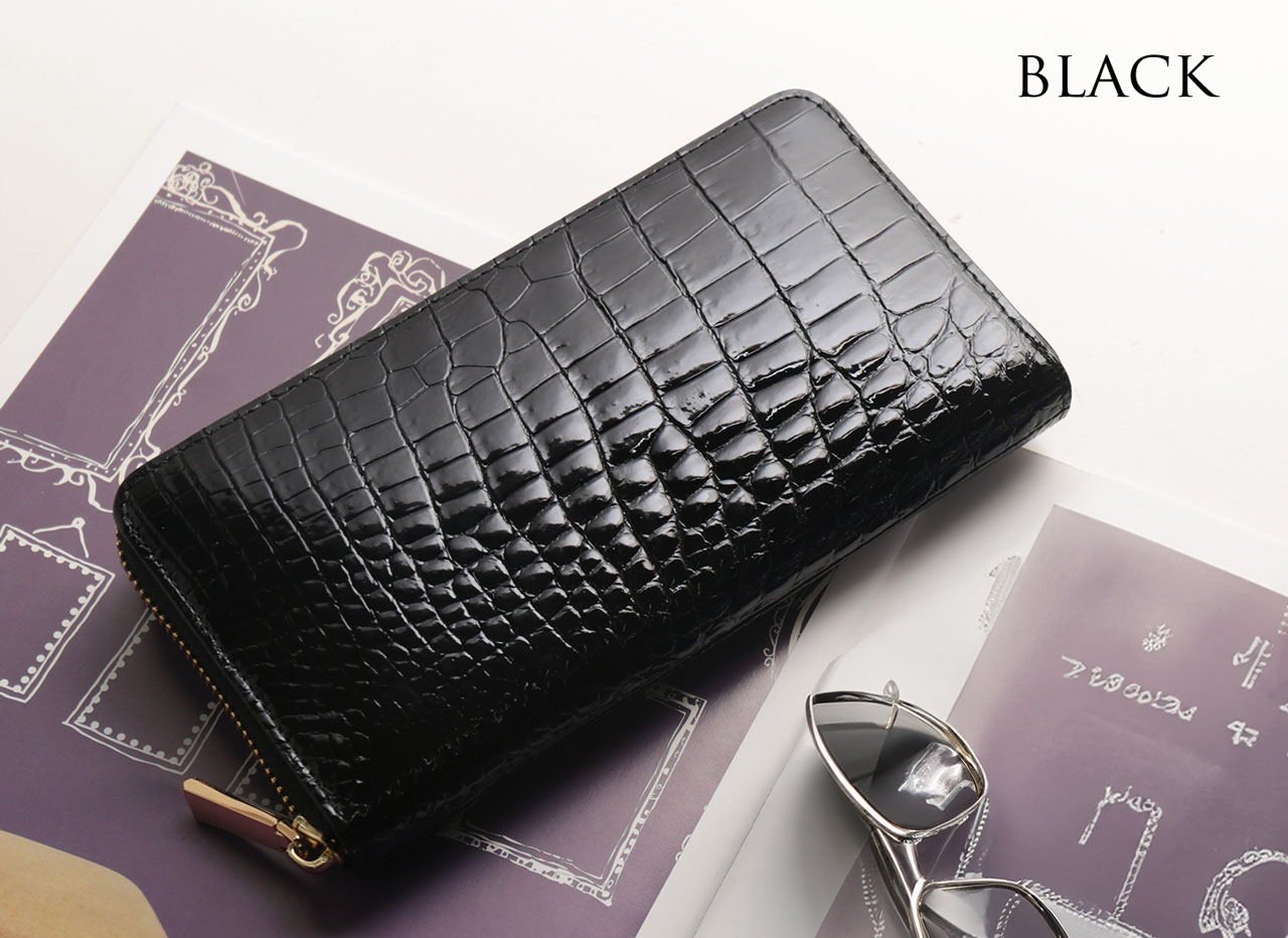 sankyo shokai（三京商会） [28h限定10%off]クロコダイル 長財布