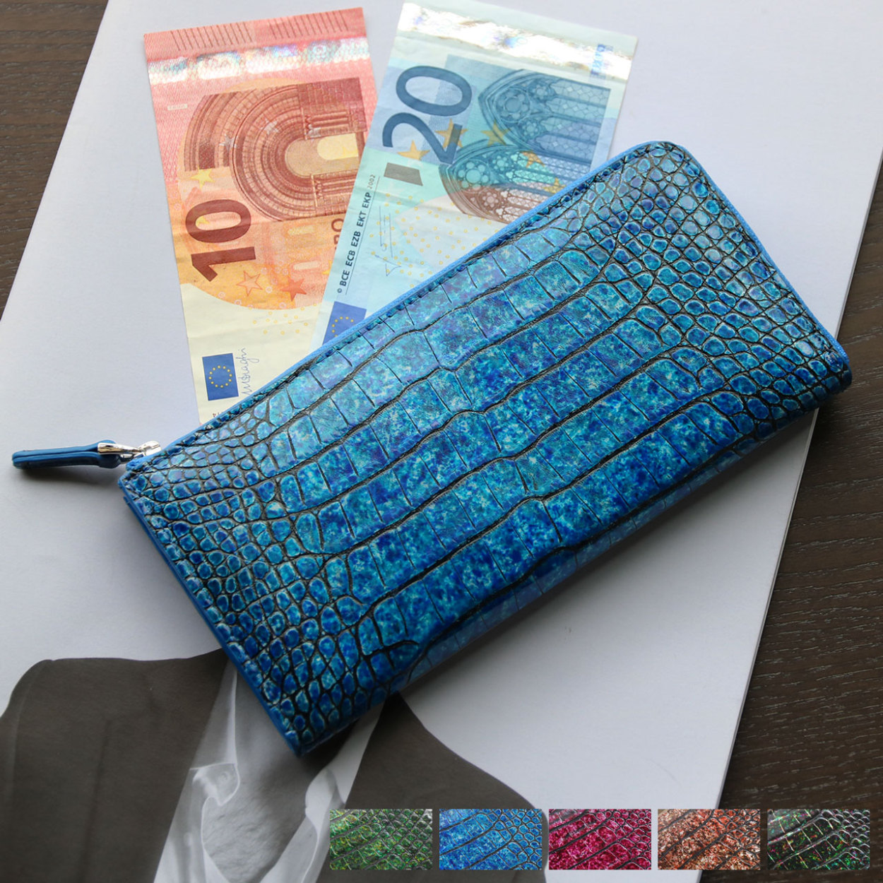 sankyo shokai（三京商会） ［期間限定価格］クロコダイル 長財布