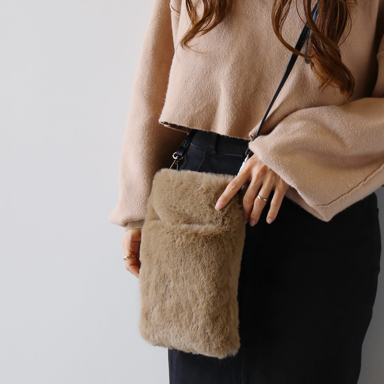 sankyo shokai（三京商会） [28h限定10%off]ファーバッグ ショルダー