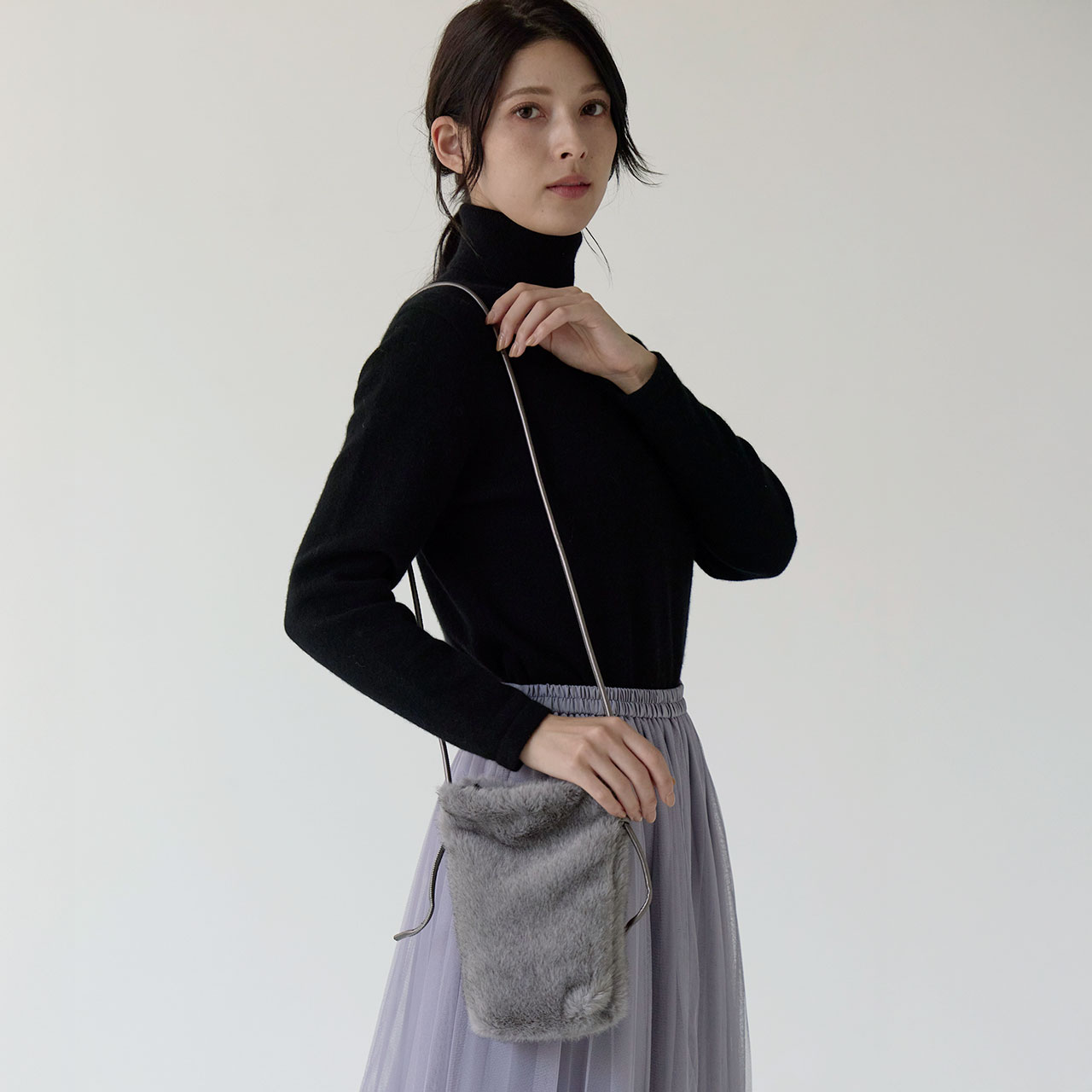 sankyo shokai（三京商会） ファーバッグ ミニショルダー サコッシュ