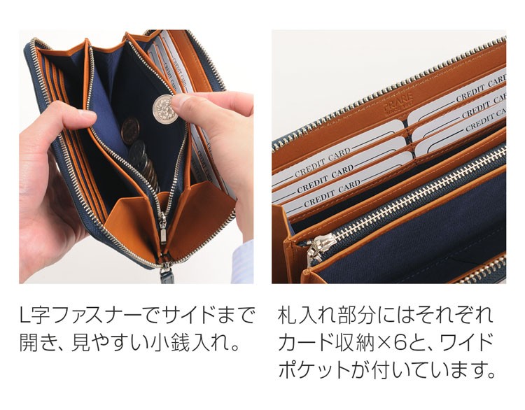 PRAIRIE 1957 PRAIRIE プレリー コードバン ラウンドファスナー 長財布