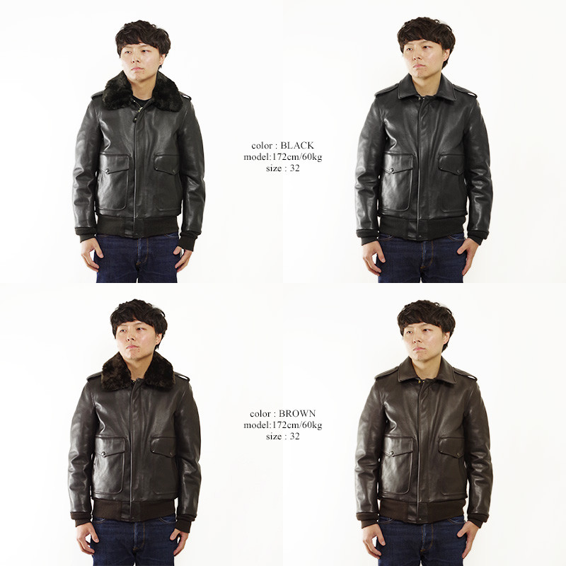 Schott N.Y.C（ショット） SCHOTT 184SM A-2 レザーフライトジャケット