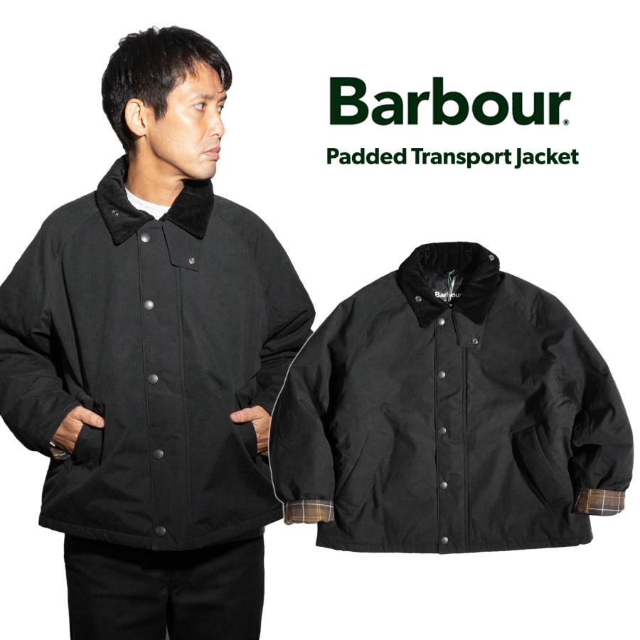 Barbour（バブアー） パデッド トランスポートジャケット ブラック