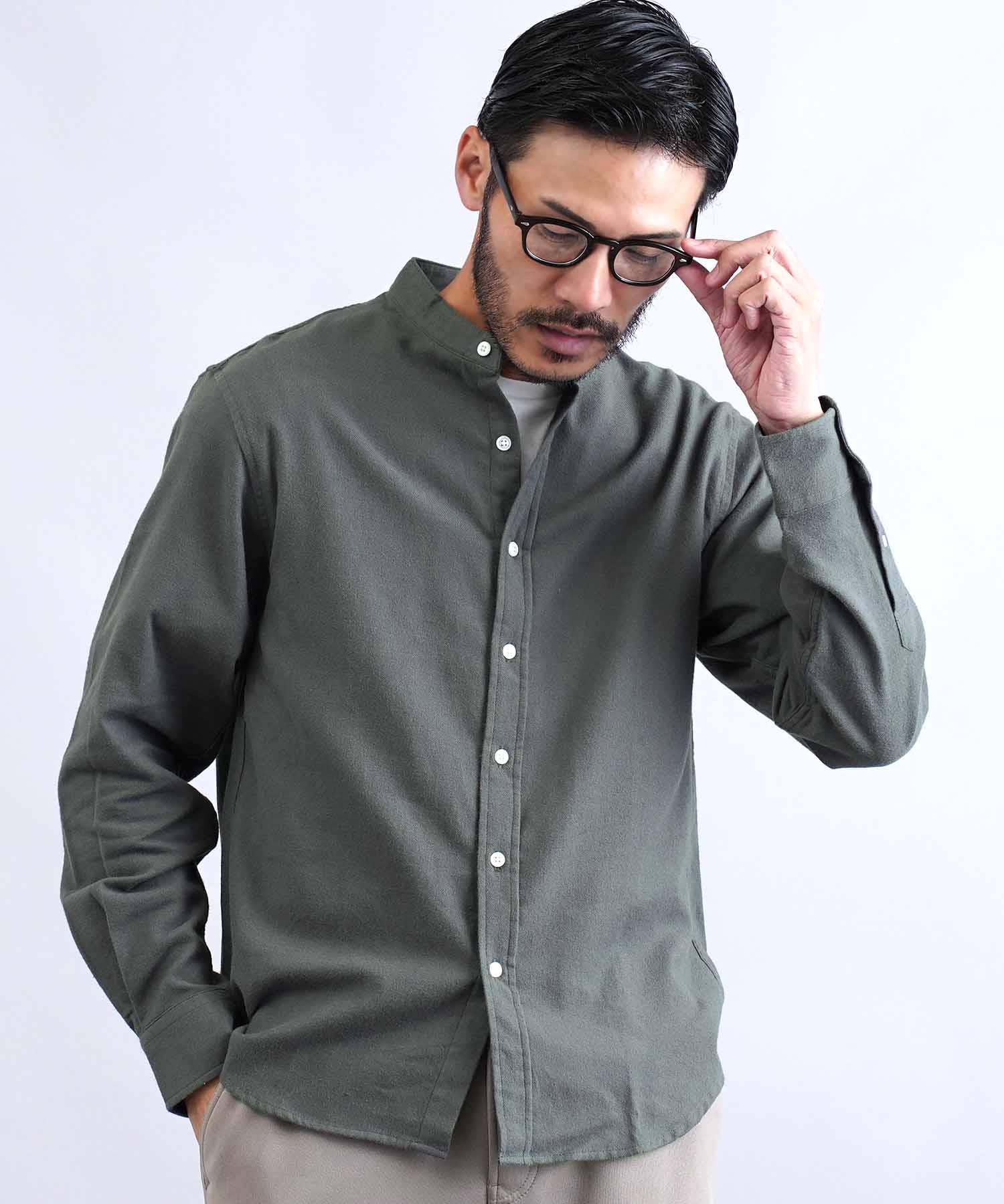 JIGGYS SHOP（ジギーズショップ） フランネルシャツ メンズ トップス