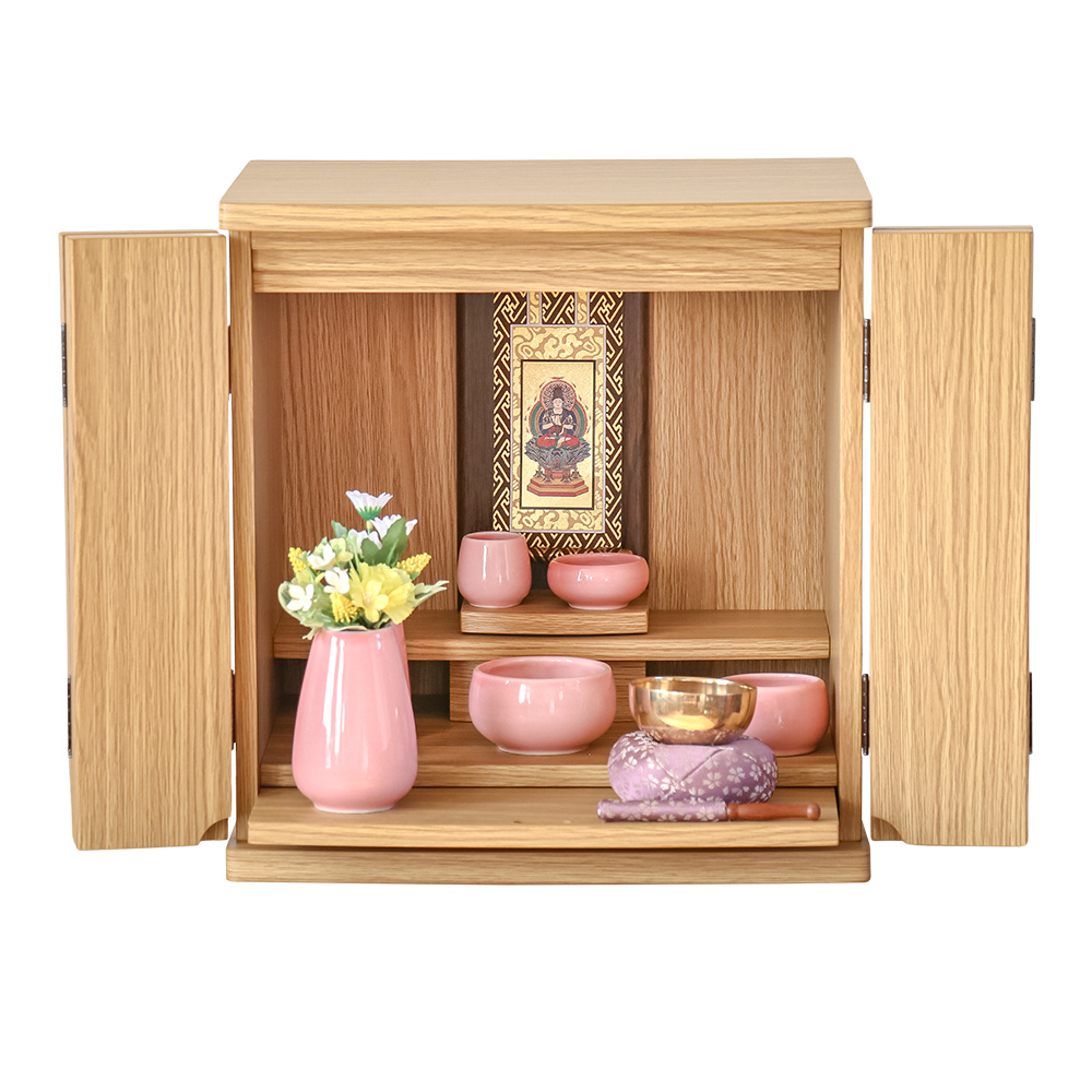 なーむくまちゃん工房 仏壇 仏具セット ロイヤルセット ナチュラル