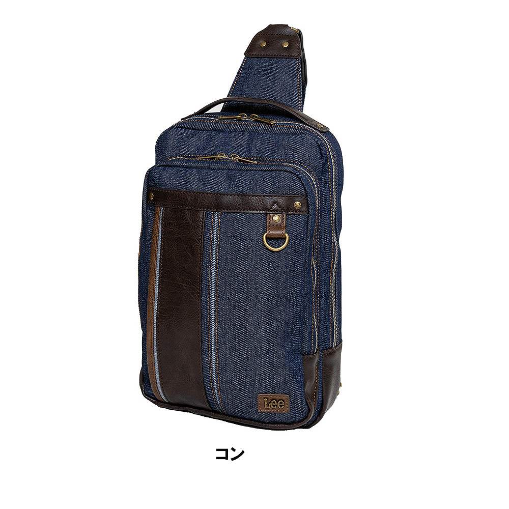 Lee（リー） ボディバッグ リュック 2WAY デニム メンズ レディース 大