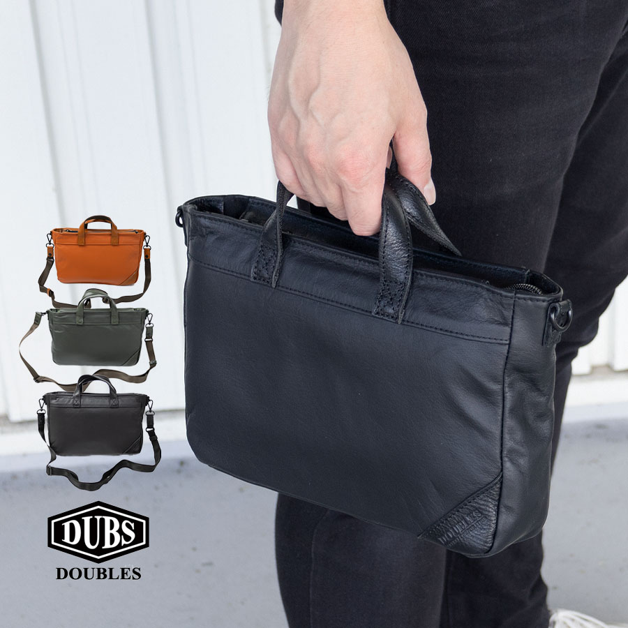 DOUBLES（ダブルス） ショルダーバッグ メンズ 小さめ 本革 革 レザー