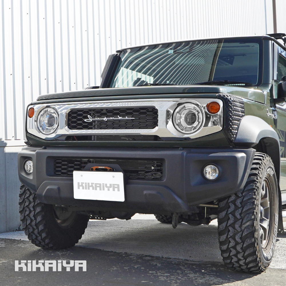 KIKAIYA（キカイヤ） ジムニー フロントグリル クロームメッキ調 JB64