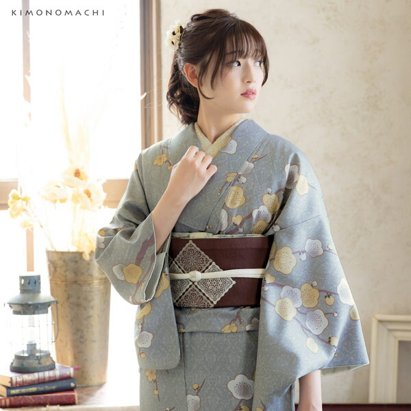 KIMONOMACHI 京袋帯 単品 数量限定 オリジナル「焦茶色 スクエアレース