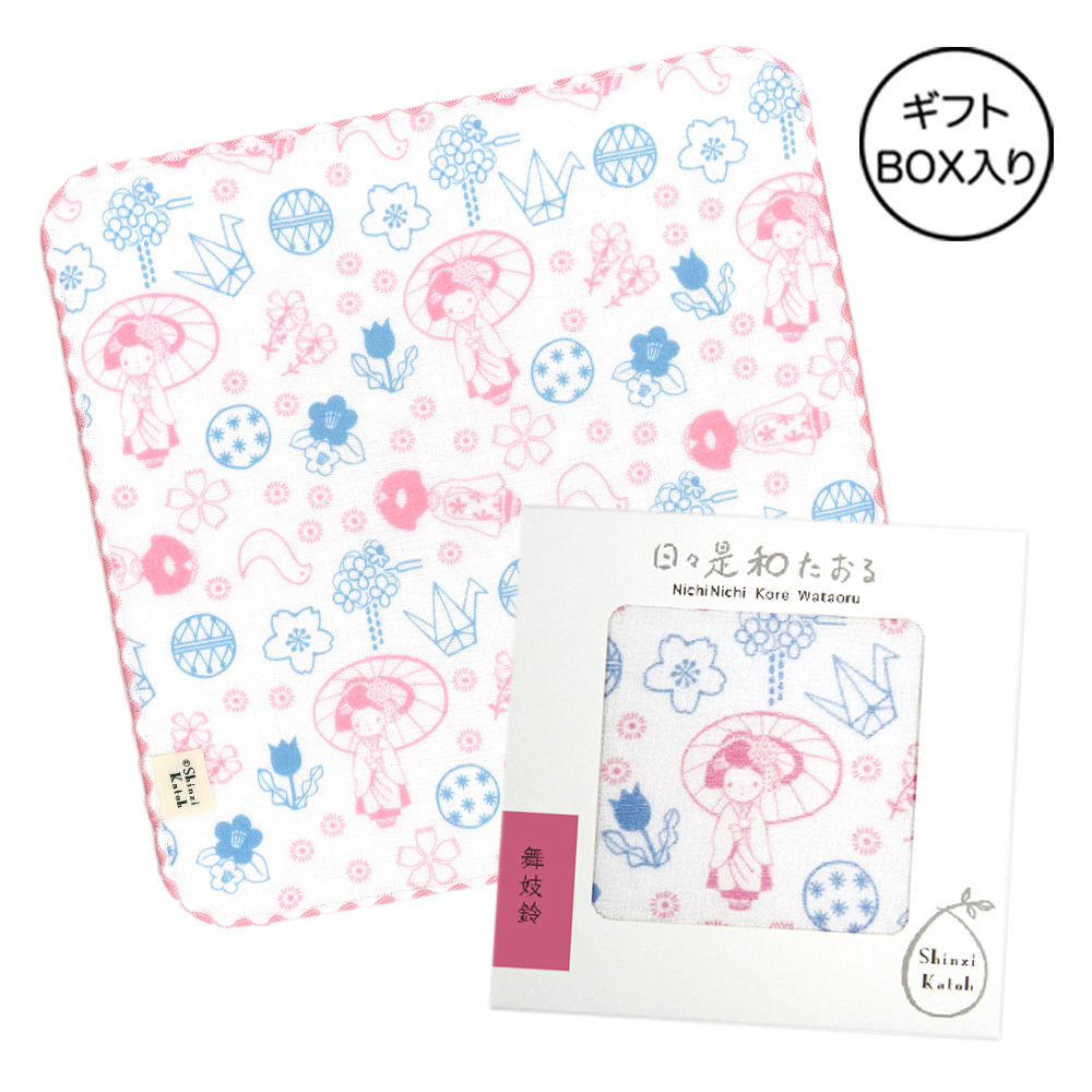 タオル ハンカチ プレゼント ギフト レディース 日本製 箱入り 和柄