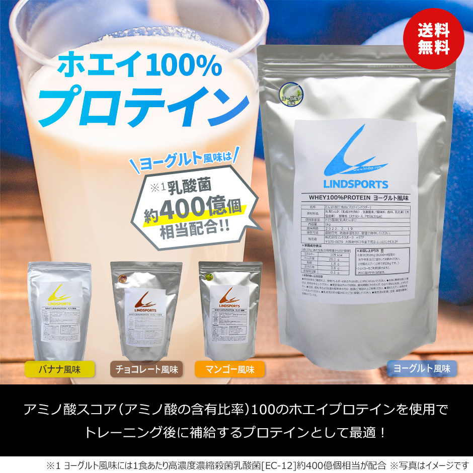 ホエイ100%プロテイン 3kg ヨーグルト風味 ストロベリー風味