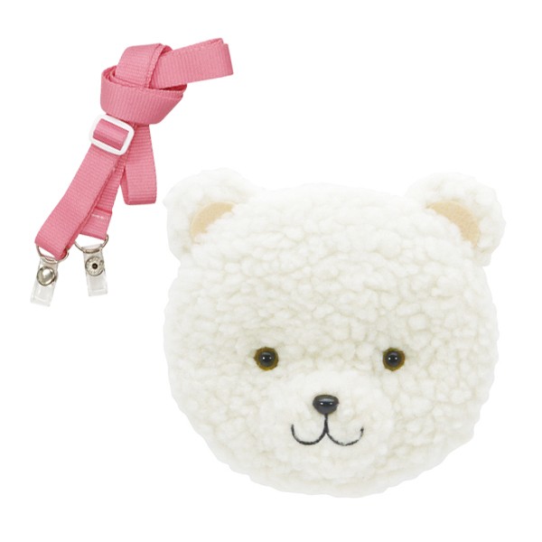 移動ポケット クリップ ショルダー ぬいぐるみ 動物 持ち物ポケット