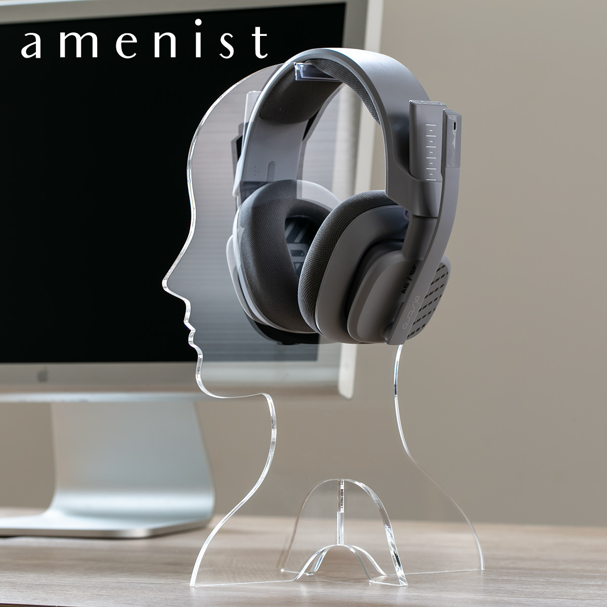 Trytec 特典付き ヘッドフォンスタンド amenist アクリル製 日本製