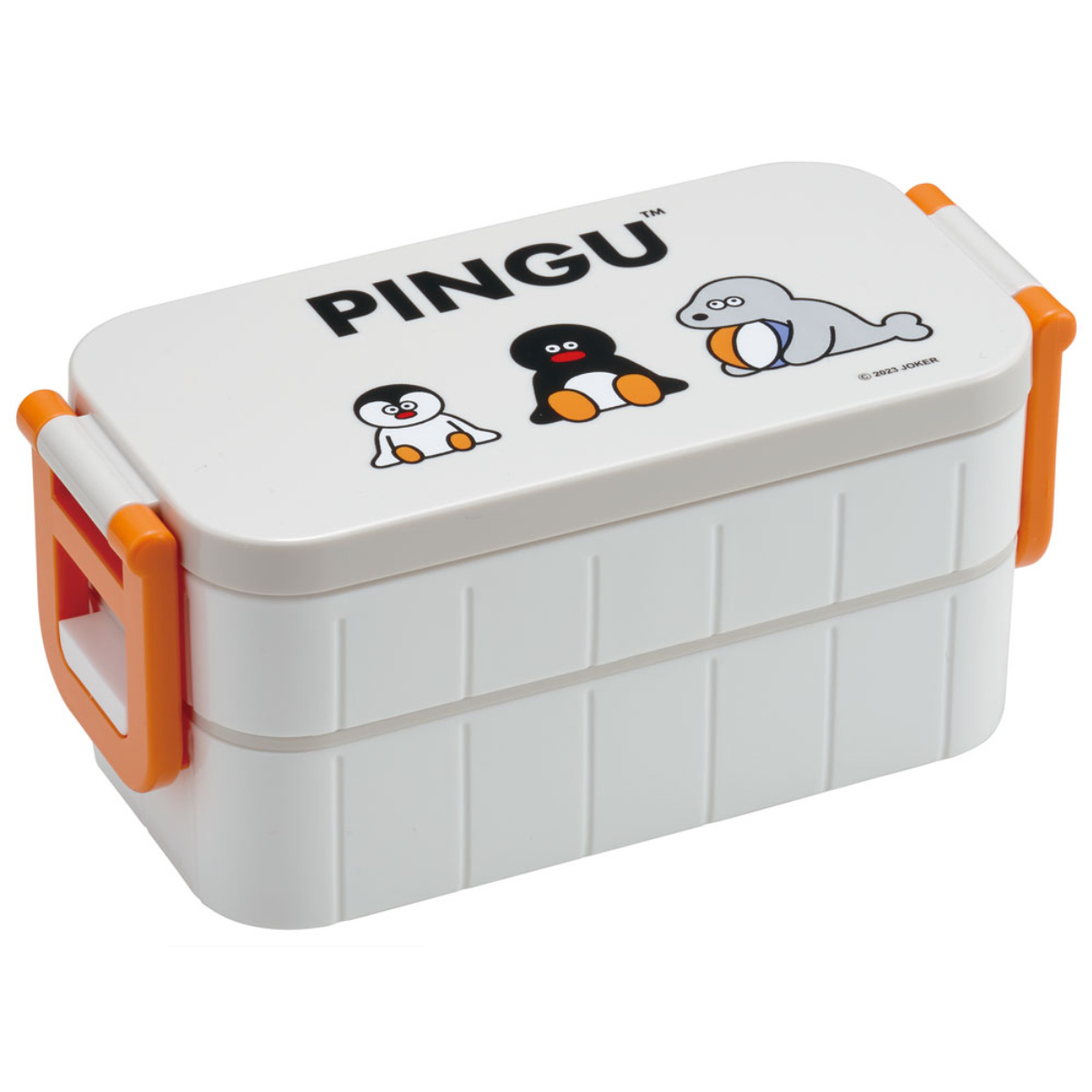 スケーター 弁当箱 2段 600ml 抗菌タイトランチボックス ピングー×松本