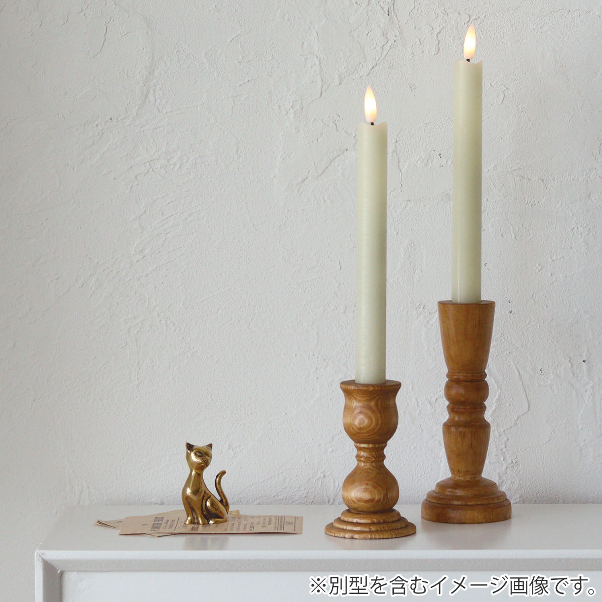 Creer LEDキャンドル ナインマーケ LEDキャンドルライトスタンドセット