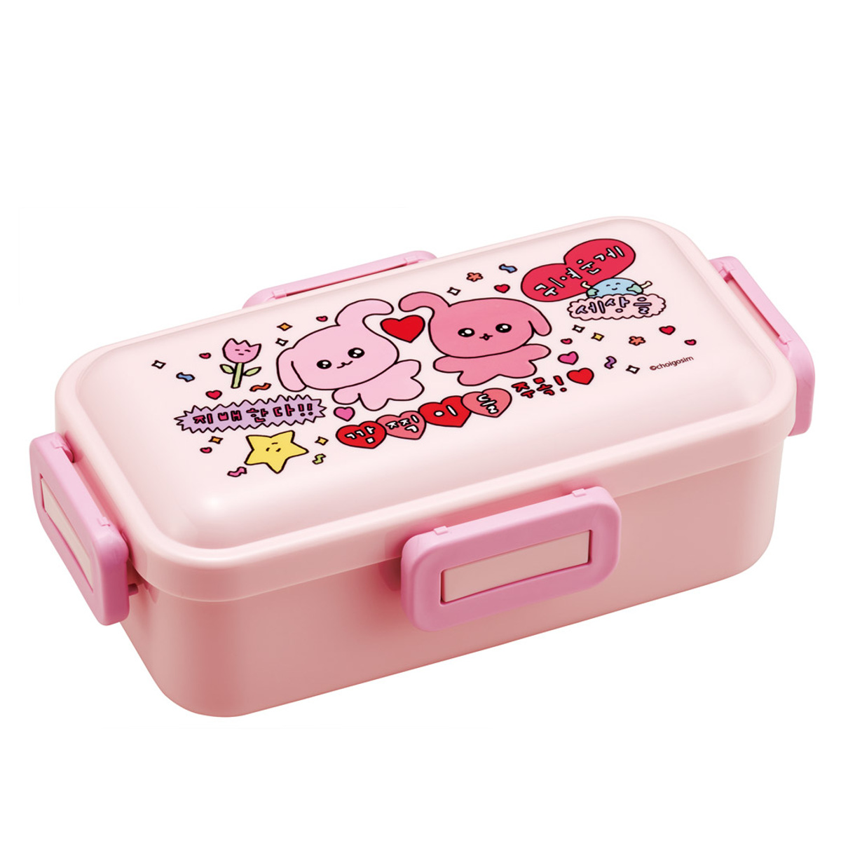 スケーター 弁当箱 1段 530ml 抗菌ふわっと弁当箱 チェゴシム