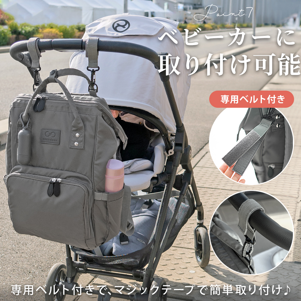 マザーズバッグ リュック 軽量 大容量 a4 撥水 男女兼用 背面