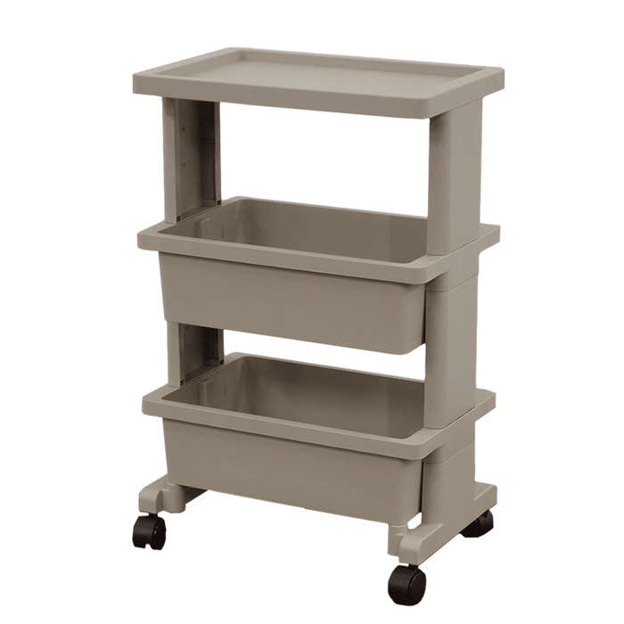 JEJアステージ (同色2個セット ) (テーブルワゴン ミニ 3段