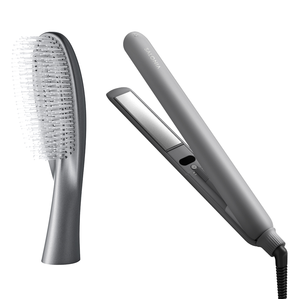 SALONIA（サロニア） ドライヤー シャンプーブラシ セット スムース