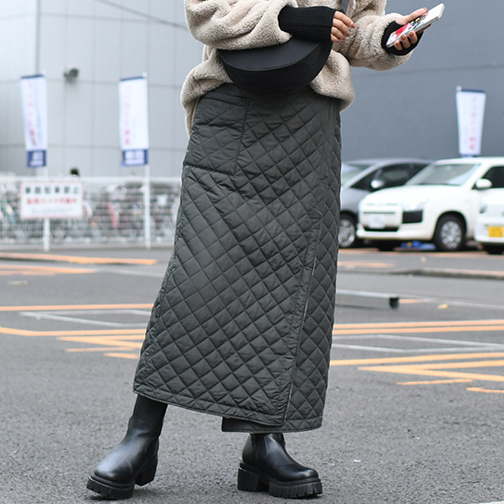 REAL STYLE 巻きスカート 防寒 ロング 腰巻きスカート LL 超ロング 黒