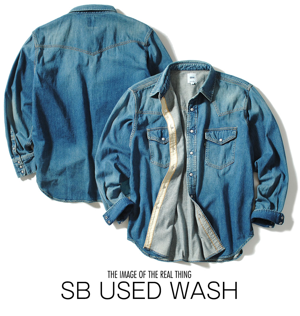 FOB FACTORY（エフオービーファクトリー） デニムウエスタンシャツ
