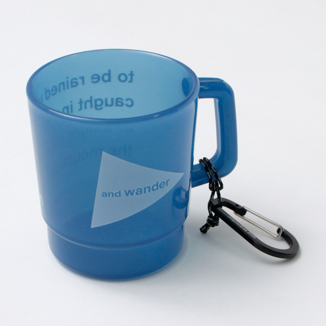and wander（アンドワンダー） ロゴ PPマグカップ / コップ