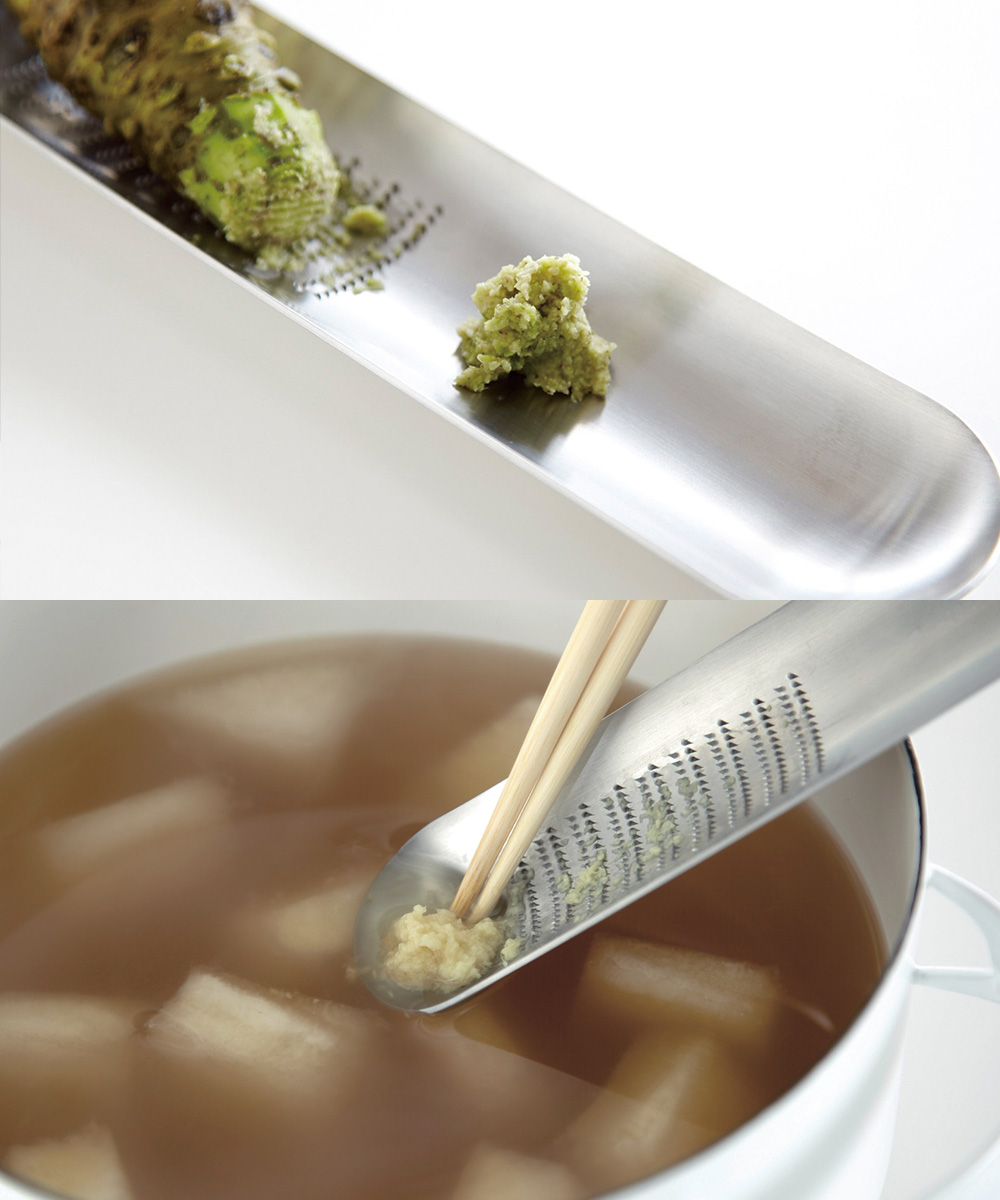 薬味おろし ハケ セット おろし金 ステンレス 日本製 AS0012 ヨシカワ