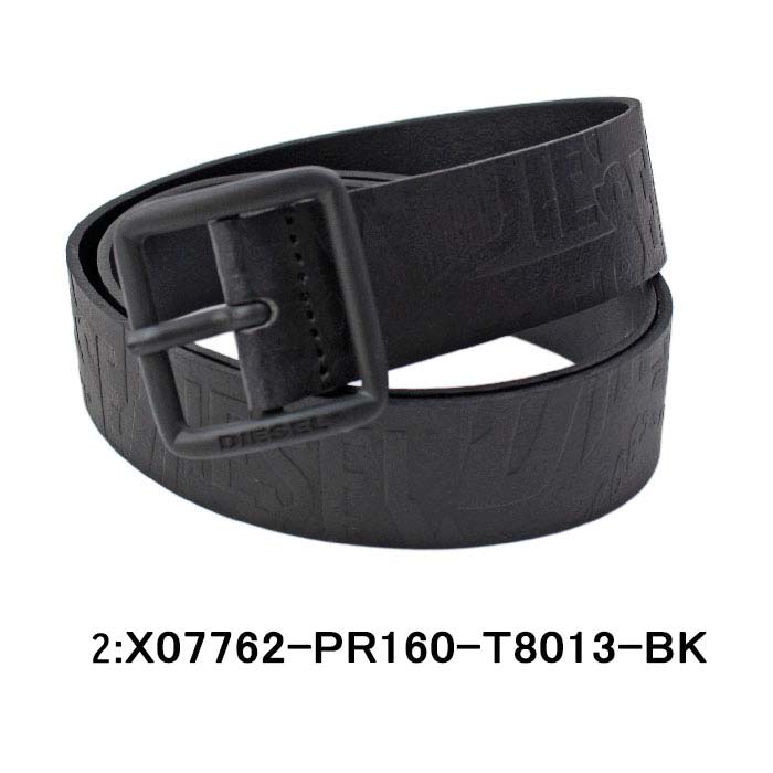 DIESEL（ディーゼル） ベルト X07762 PR160 T2189 T8013 BLACK